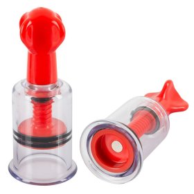 Twist Nipple Suckers - Red Twist Nipple Suckers - Red