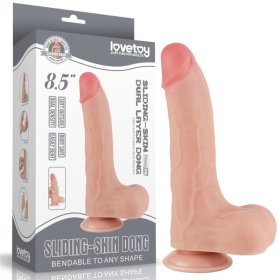 8.5" Sliding Skin Dual Layer Dildo 8.5" Sliding Skin Dual Layer Dildo