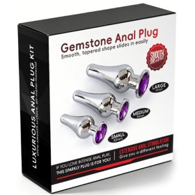 Luxury Gemstone Anal Plug Kit Luxury Gemstone Anal Plug Kit