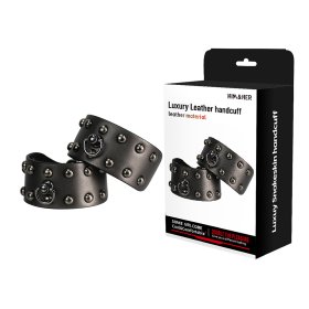 Studded Leather Handcuffs Studded Leather Handcuffs