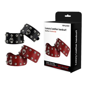 Studded Leather Handcuffs Studded Leather Handcuffs
