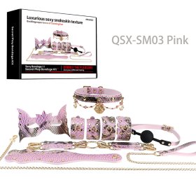 Snake Skin 8pcs Bondage Kits Snake Skin 8pcs Bondage Kits
